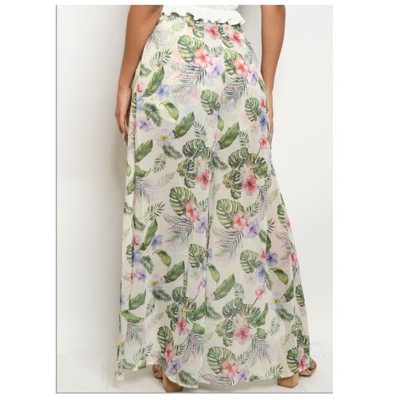 NWT Spring Floral Flowy Shorts/Pant - Picture 8 of 8